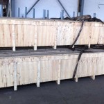 Stainless steel pipe packaging wooden box