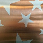 Brush stainless steel sheet