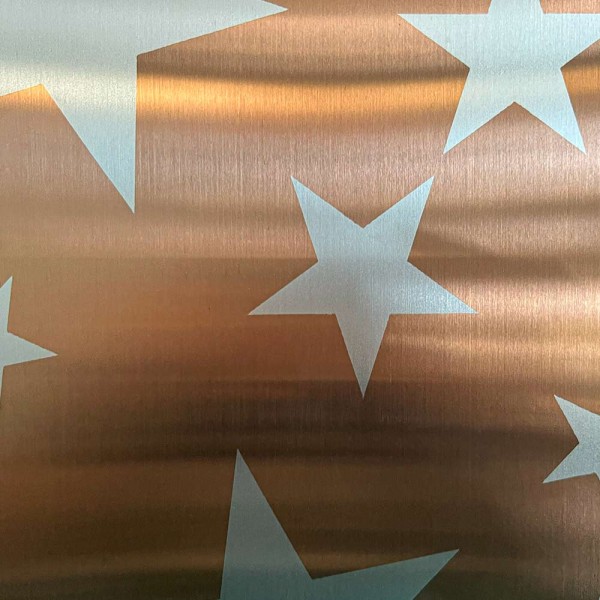 Brush stainless steel sheet