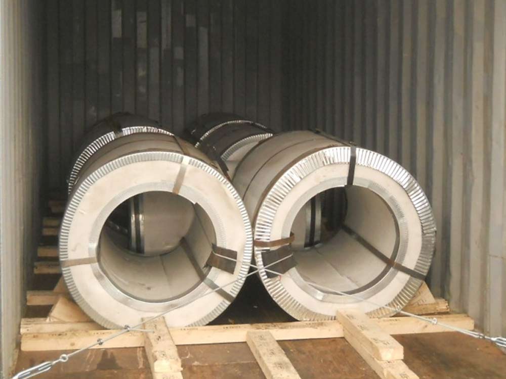 Stainless steel coils shipped to the port Stainless steel coils shipped to the port