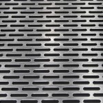 Perforated stainless steel sheet detail