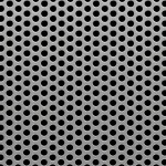 Perforated stainless steel sheet