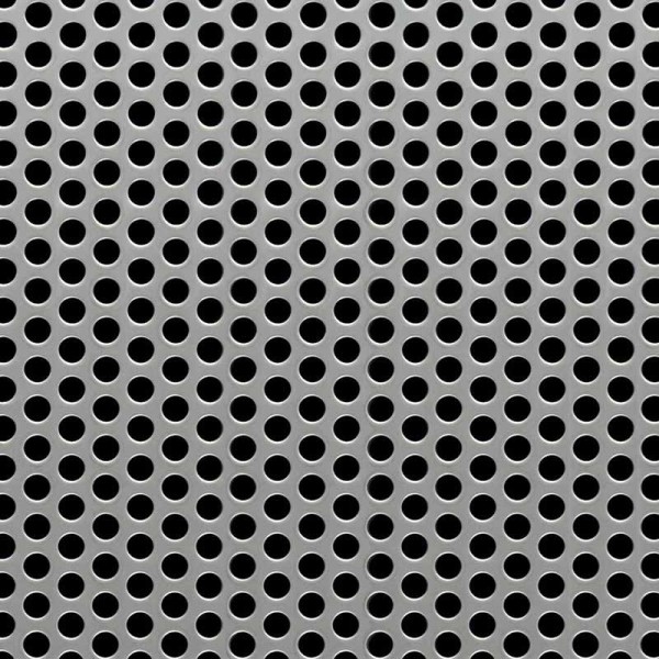 Perforated stainless steel sheet