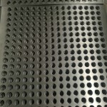 Perforated stainless steel sheet