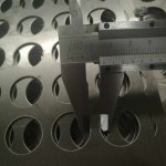 Perforated stainless steel