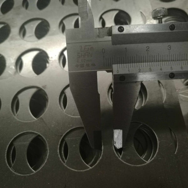 Perforated stainless steel