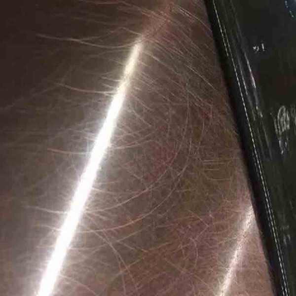 Etching gold colored stainless steel sheet supplier
