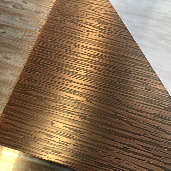 Special texture colored stainless steel sheet supplier