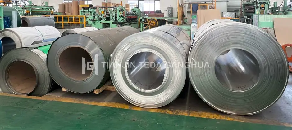 2Bobina con acabado de acero inoxidable B 2B Stainless Steel Finish Coil