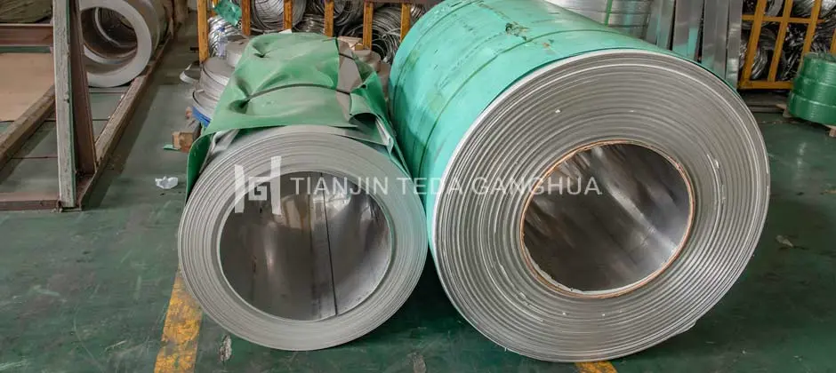2Bobina con acabado de acero inoxidable B 2B Stainless Steel Finish Coil