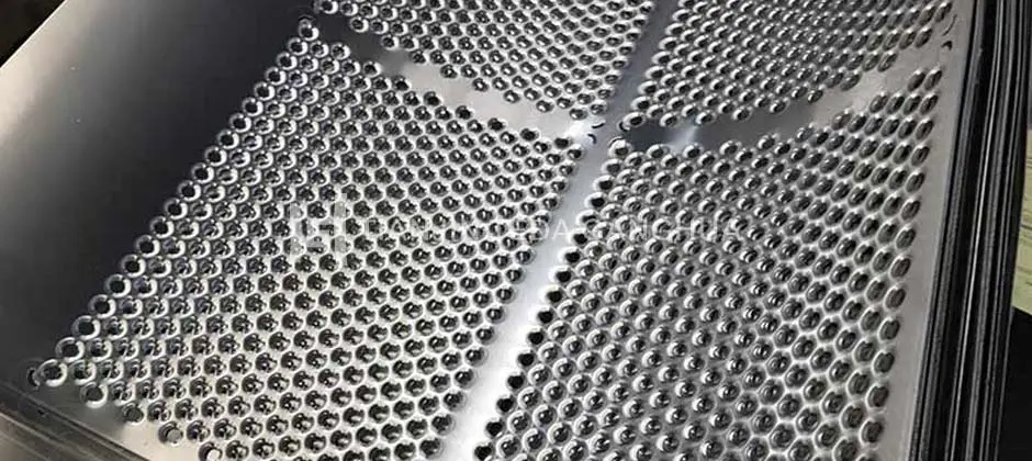 طبق الفولاذ المقاوم للصدأ مثقب Perforated Stainless Steel Plate