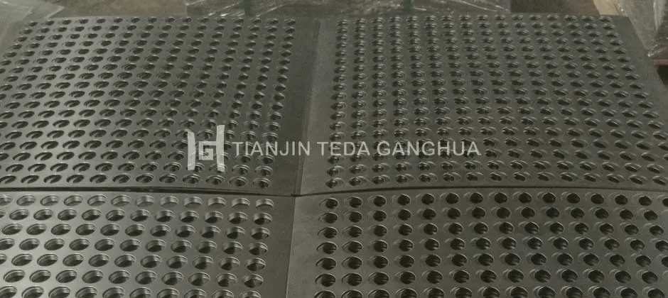 طبق الفولاذ المقاوم للصدأ مثقب Perforated Stainless Steel Plate