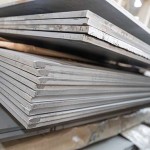 Stainless steel sheets and coils in the warehouse