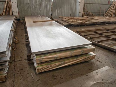 Stainless steel sheets and coils in the warehouse