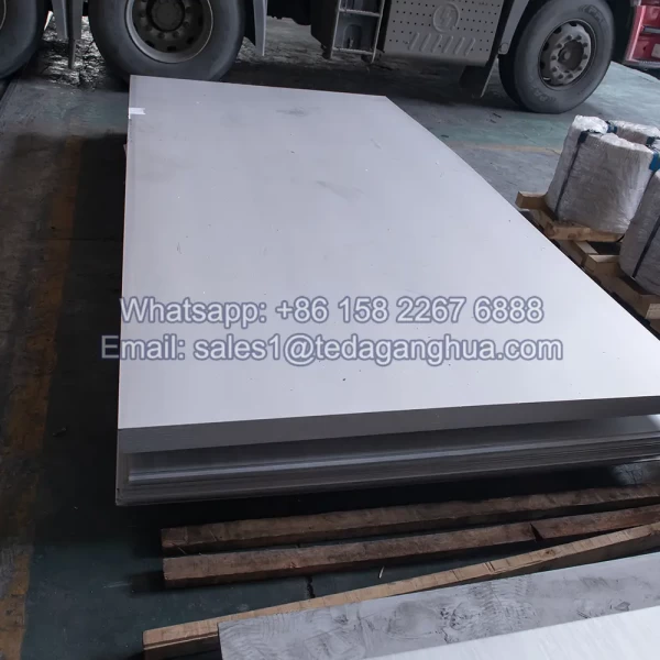 Plaque en acier inoxydable 1 4 Précio